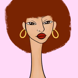 Long Neckie Lady #1008