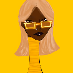 Long Neckie Lady #2395