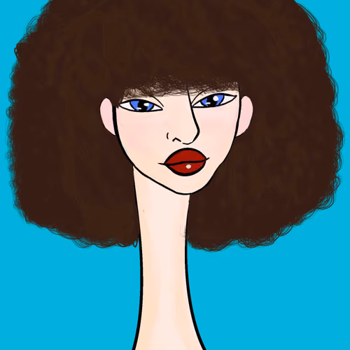 Long Neckie Lady #1641
