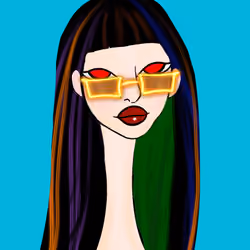 Long Neckie Lady #2455