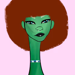 Long Neckie Lady #798