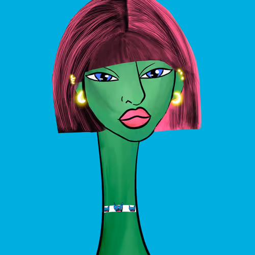 Long Neckie Lady #25