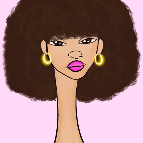 Long Neckie Lady #2742