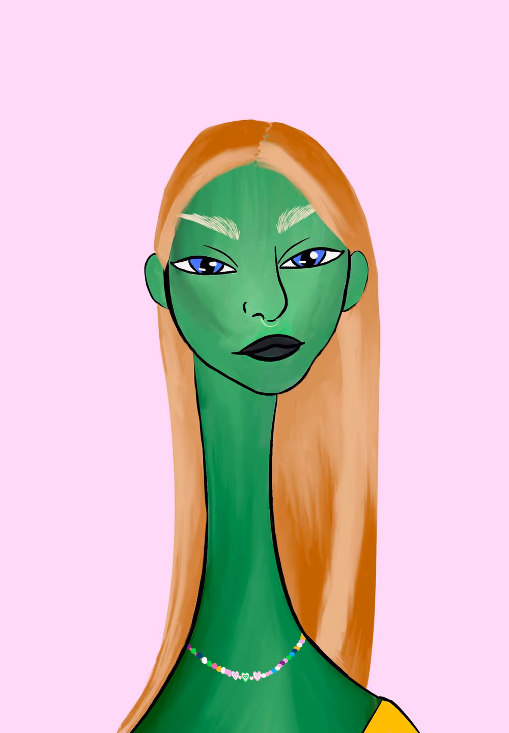 Long Neckie Lady #3288