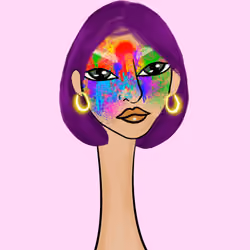 Long Neckie Lady #1158