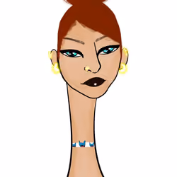Long Neckie Lady #3139