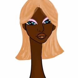 Long Neckie Lady #2406