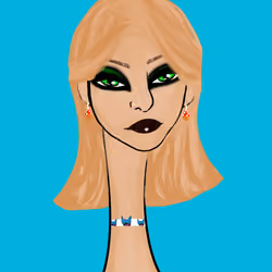 Long Neckie Lady #850