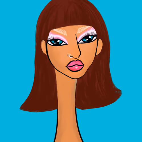 Long Neckie Lady #2039