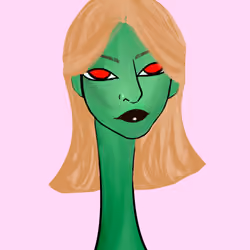 Long Neckie Lady #1744