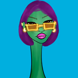 Long Neckie Lady #109