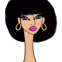 Long Neckie Lady #2899
