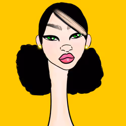 Long Neckie Lady #2814