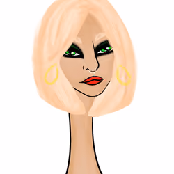 Long Neckie Lady #2791