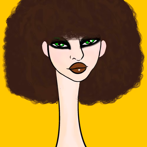 Long Neckie Lady #614