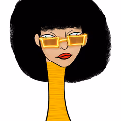 Long Neckie Lady #2522