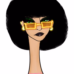 Long Neckie Lady #814