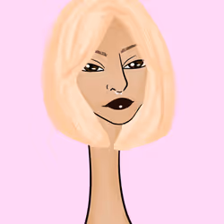 Long Neckie Lady #3309