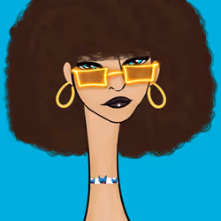 Long Neckie Lady #2862
