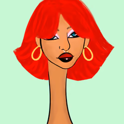 Long Neckie Lady #231