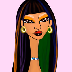 Long Neckie Lady #2657
