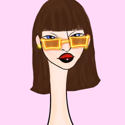 Long Neckie Lady #1613