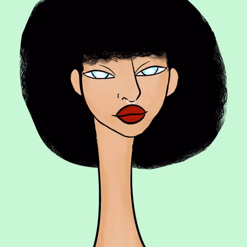 Long Neckie Lady #2933