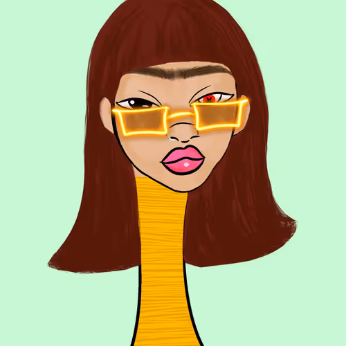 Long Neckie Lady #2454