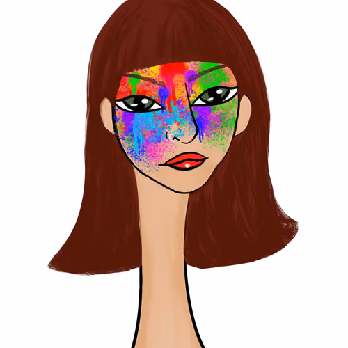 Long Neckie Lady #863
