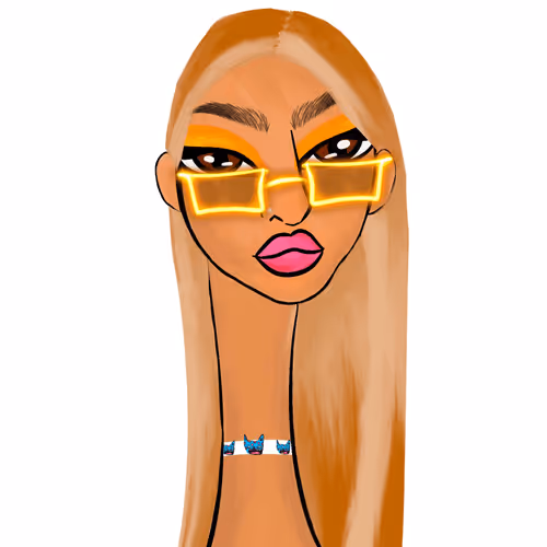 Long Neckie Lady #1534