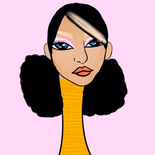 Long Neckie Lady #2868
