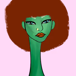 Long Neckie Lady #3216