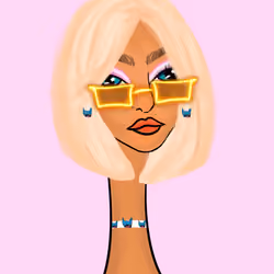 Long Neckie Lady #2754