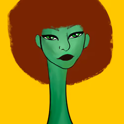 Long Neckie Lady #2689