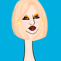Long Neckie Lady #2156