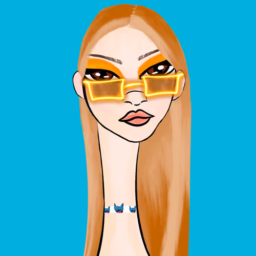 Long Neckie Lady #615