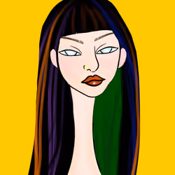 Long Neckie Lady #1040