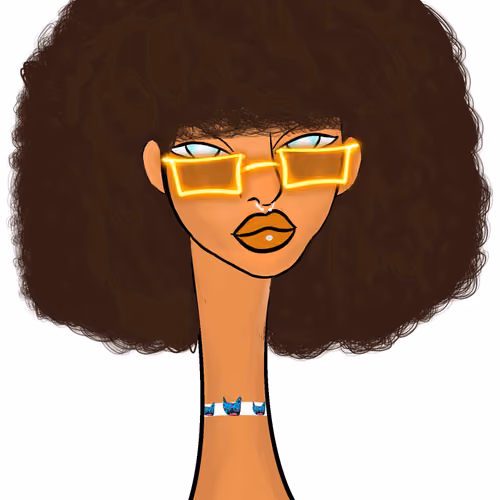 Long Neckie Lady #866