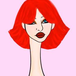 Long Neckie Lady #844