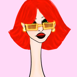 Long Neckie Lady #1678