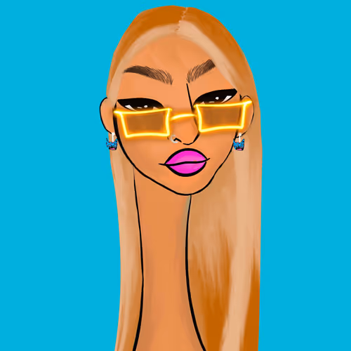 Long Neckie Lady #638