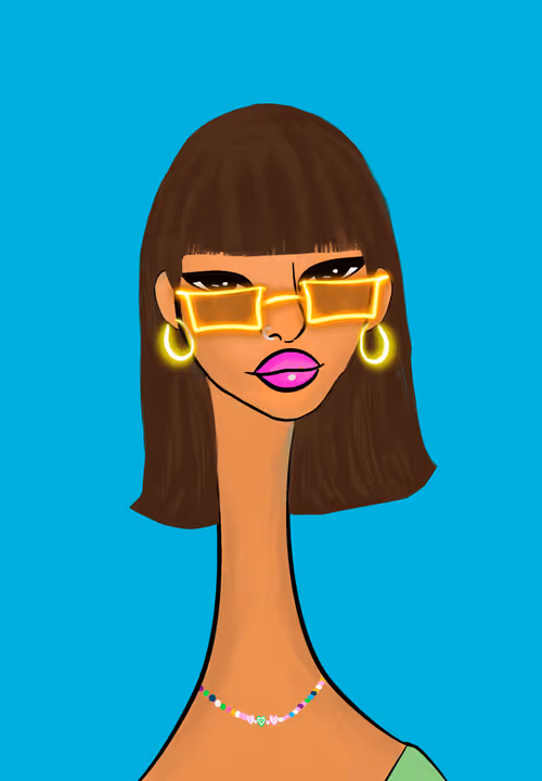 Long Neckie Lady #3301