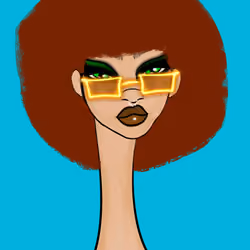 Long Neckie Lady #1105