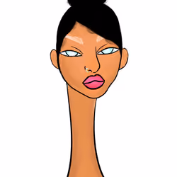 Long Neckie Lady #2621