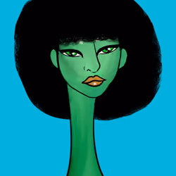 Long Neckie Lady #835