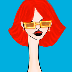 Long Neckie Lady #1159