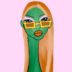 Long Neckie Lady #2900