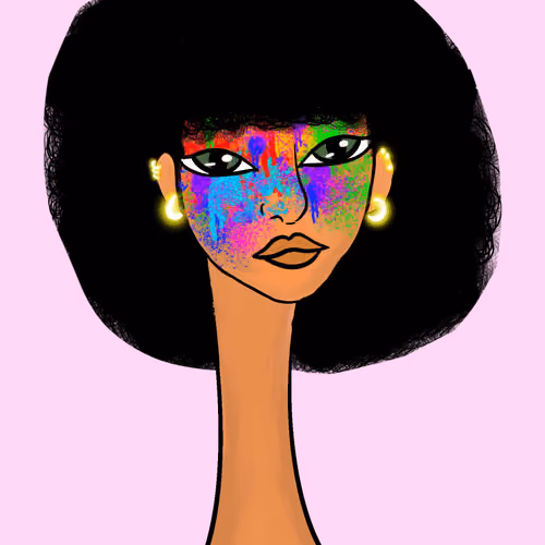 Long Neckie Lady #1331