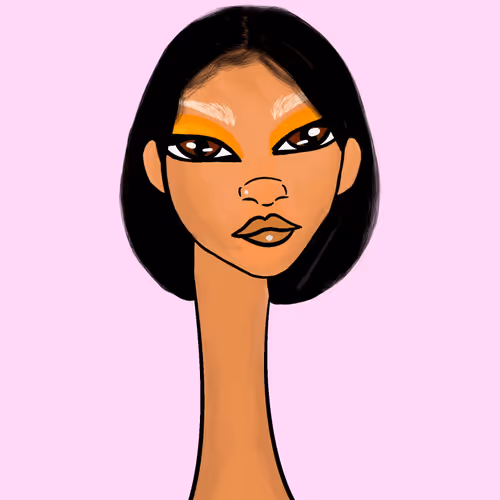 Long Neckie Lady #2146