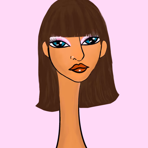 Long Neckie Lady #2369